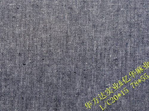 Linen/cotton blended yarn-dyed fabric  L/C20*15