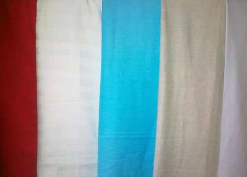 Cotton/linen interwoven dyed fabric C21*L14 / 54*52